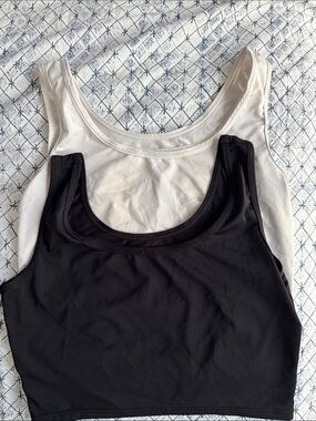 Two Larken pumping bras